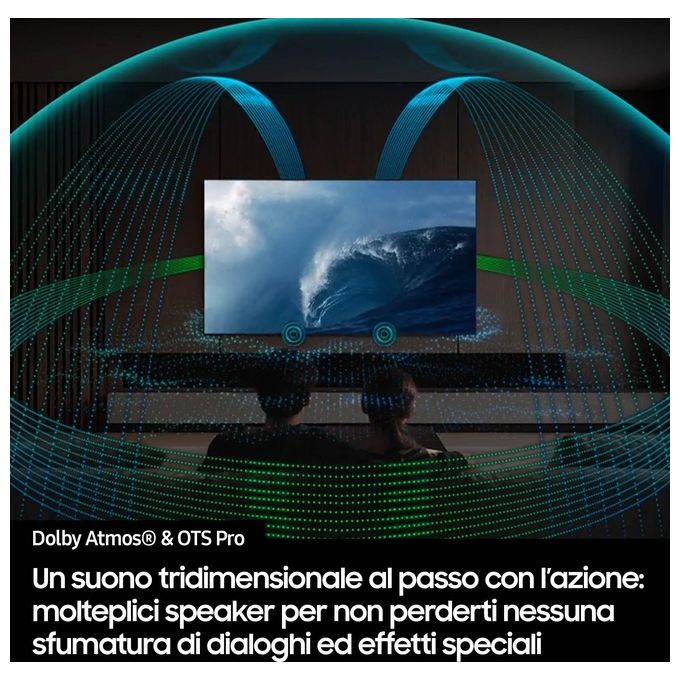 Samsung QE48S90FAEXZT S90F Smart TV OLED 4K 48'' Processore NQ4 AI Gen3 144 Hz Dolby Atmos colore Nero