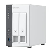 Qnap TS-216G NAS Storage Tower 2 Bay ARM Cortex-A55 Quad-Core 2.0 GHz 4 GB RAM 2.5GbE colore Bianco