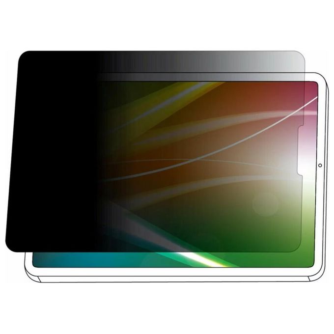 3M BPTAP001 Filtro Privacy per Display Senza Bordi per iPad 10.2'' e 10.5'' Antiriflesso Filtro Luce Blu Reversibile Opaco Lucido colore Nero