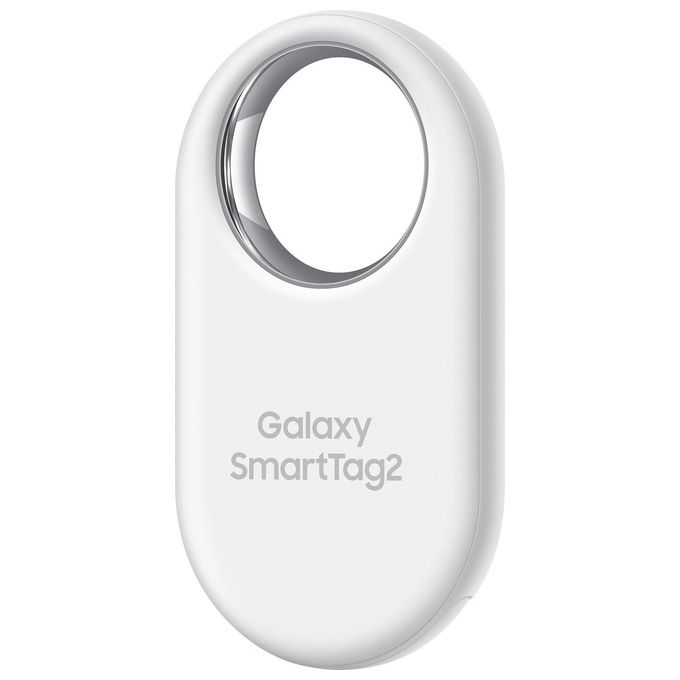 Samsung Galaxy SmartTag2 (1 Pezzo) Localizzatore Bluetooth con Modalita' Smarrito, Design compatto, Batteria a lunga durata, Resistenza IP67, White 2023
