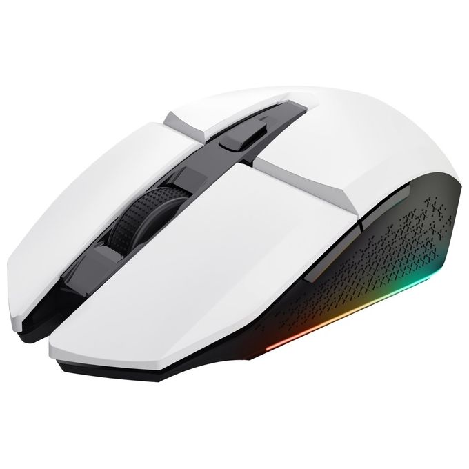 Trust Gaming GXT 794W Kit 3-in-1 Mouse e Tastiera Gaming TKL Layout Italiano QWERTY Bianco