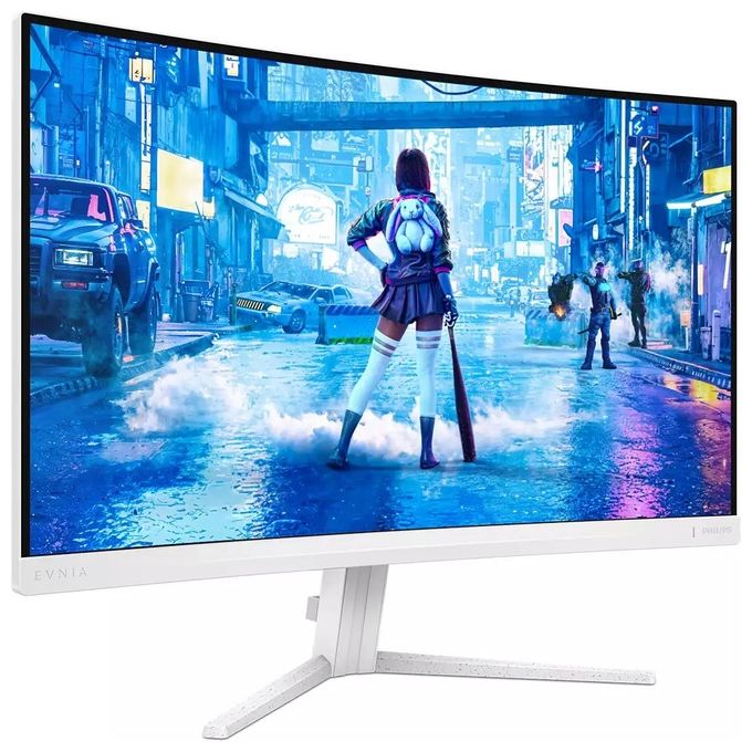 Philips 27M2C5201L-00 Evnia Monitor Gaming Curvo 27'' Full HD 1920x1080 180Hz 1ms VA FreeSync HDR10 colore Bianco