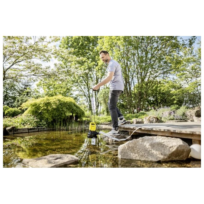 KÄRCHER 1.645-832.0 SP 16.000 Dual Elettropompa a Immersione Portata 16000 l-h Particelle fino a 20 mm Altezza Acqua Residua 1 mm colore Nero