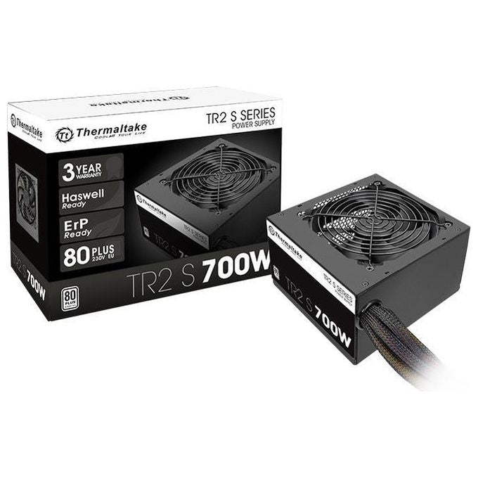 Thermaltake PS-TRS-0700NPCWEU-2 TRS-2 Series Alimentatore PC 700 W 80 PLUS ATX 20+4 pin 12 cm 1 ventola colore Nero