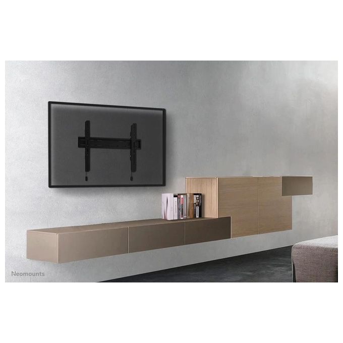 Neomounts WL30S-850BL16 LEVEL Supporto TV a Parete Fisso per Schermi 42''-86'' VESA 100x100-600x400 mm Regolazione Altezza 0-20 mm Sistema Magnetico Pull and Release colore Nero