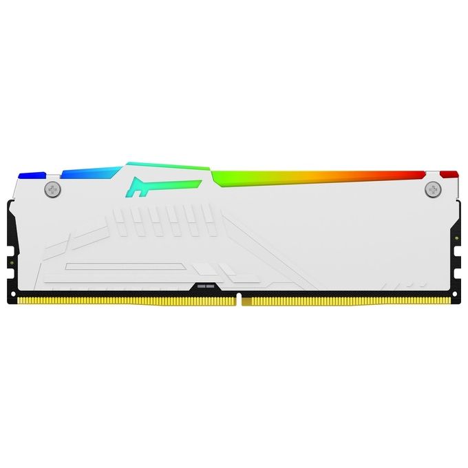 Kingston KF560C30BWEAK2-32 FURY Beast Memoria RAM DDR5 32GB 2x16GB 6000MT-s CL30 DIMM Kit da 2 AMD EXPO Intel XMP RGB colore Bianco