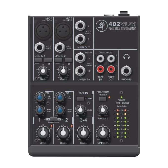 Mackie 402VLZ4 Mixer Audio 4 Canali 20 20000Hz