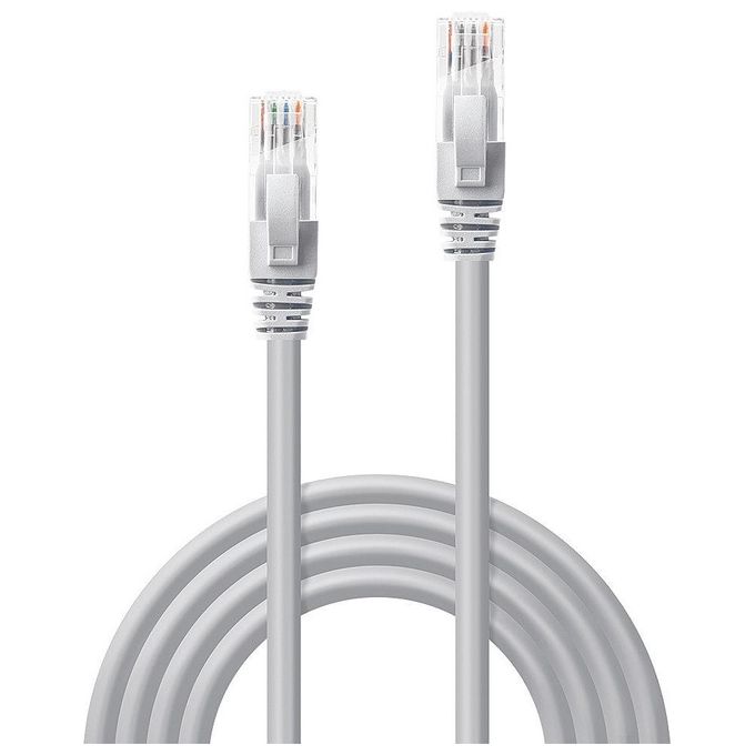 Lindy Cavo di Rete Cat.6 U-Utp non Schermato 3mt Grigio