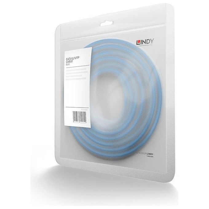 Lindy Cavo di Rete Cat.6 U-UTP 3mt Blu