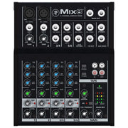 Mackie MIX8 Mixer Analogico Compatto 8 Canali EQ 3 Bande Phantom 48V Preamplificatori Studio colore Nero