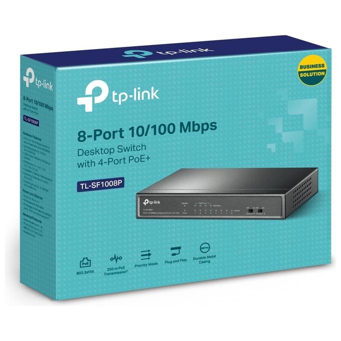 TP-LINK Switch 8-port 10-100m Desktop Poe