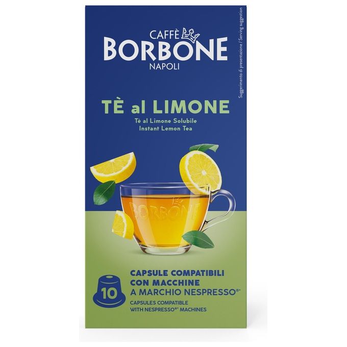 Borbone Respresso The al Limone Sacchetto 10 Capsule Compatibili Nespresso