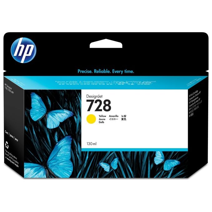HP 728 130-ml Yellow Designjet