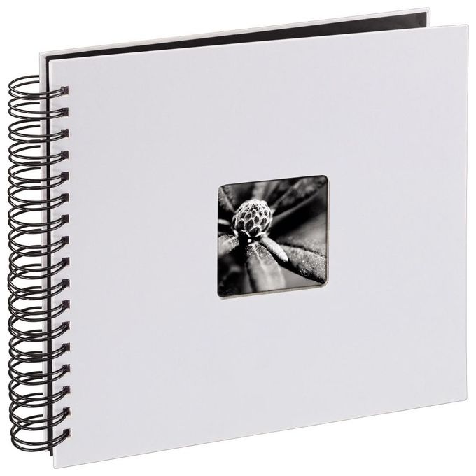 Hama Fine Art Album Fotografico e Portalistino a Spirale 28x24cm 50 Pagine Nere