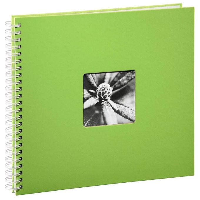 Hama Fine Art Album Fotografico e Portalistino a Spirale Kiwi 36x32cm 50 Pagine Bianche