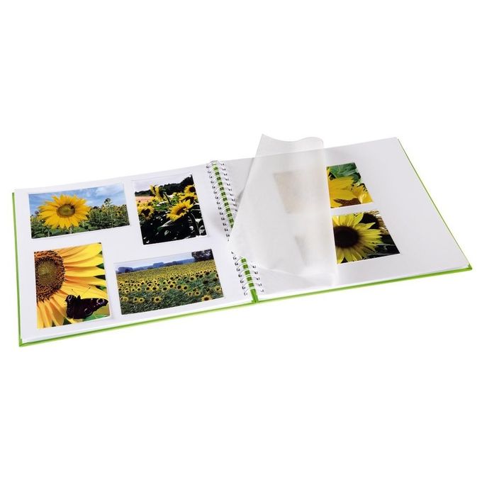 Hama Fine Art Album Fotografico e Portalistino a Spirale Kiwi 36x32cm 50 Pagine Bianche