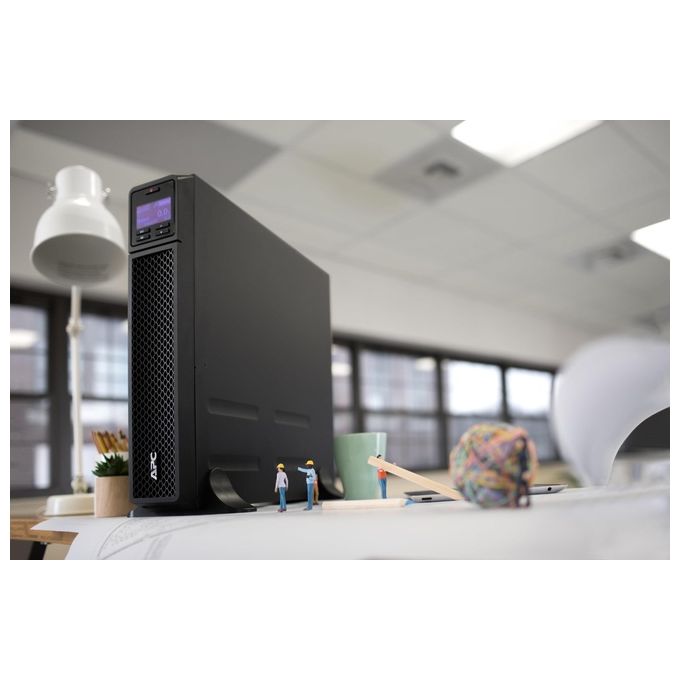 APC Smart-UPS SRT - SRT3000XLI - Gruppi di continuita' (UPS) 3000VA - (8) IEC C13, (2) IEC C19, Console di controllo e stato LCD multifunzione