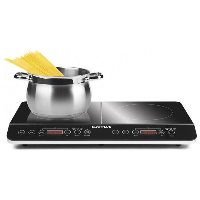 G3 Ferrari G10047 Hi-Tech Chef Piastra Fornello a Induzione Doppio Timer 180 minuti Potenza 3500 Watt Display digitale Temperatura regolabile 60 cm