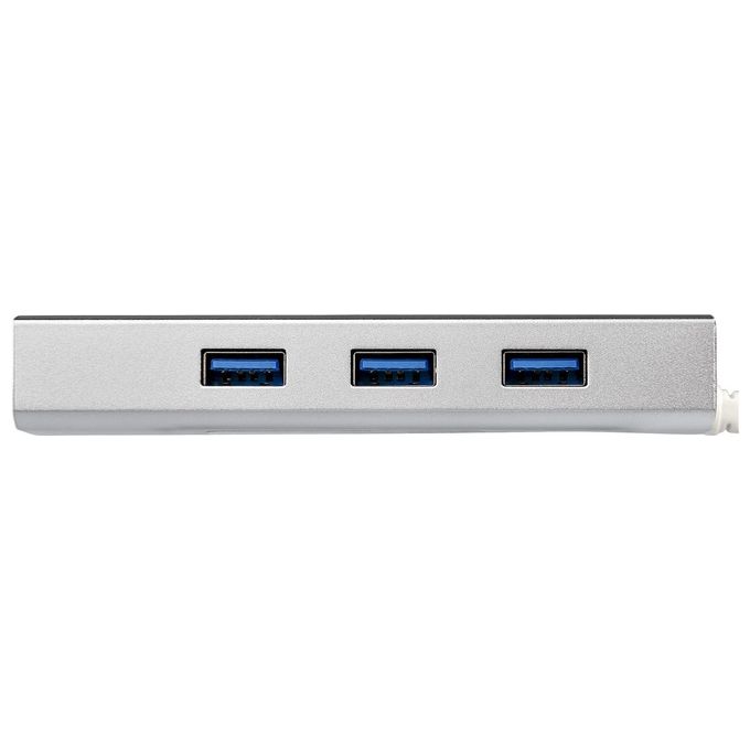 Startech Hub USB 3.0 a 3 porte con Adattatore NIC Ethernet Gigabit Gbe