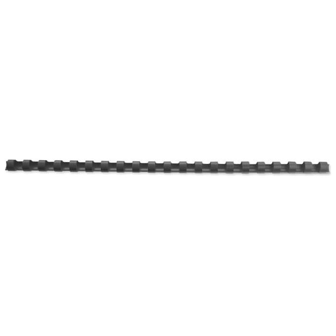 Gbc Cf100 Dorsi Plastici 12mm Nero