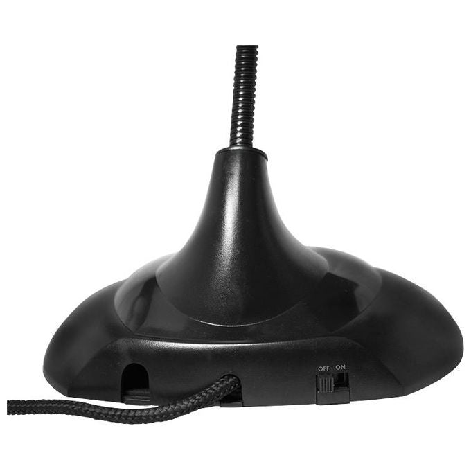 LogiLink Microfono Multimedia con Base da Tavolo per Pc