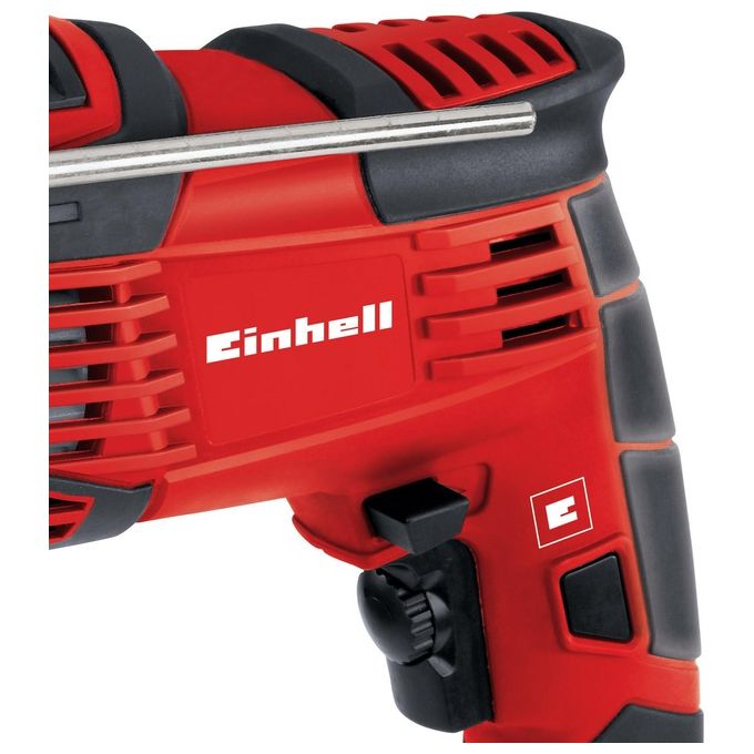 Einhell TC-ID 1000 E Trapano a Percussione 1010 W 3000 rpm Foratura Legno 32 mm Calcestruzzo 16 mm colore Nero Rosso