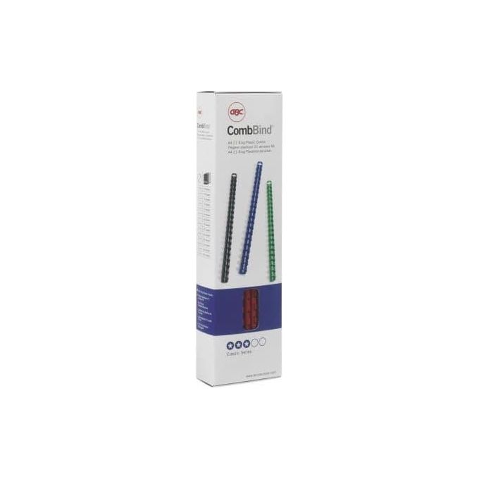Gbc Cf100 Dorsi Plastici 14mm Blu