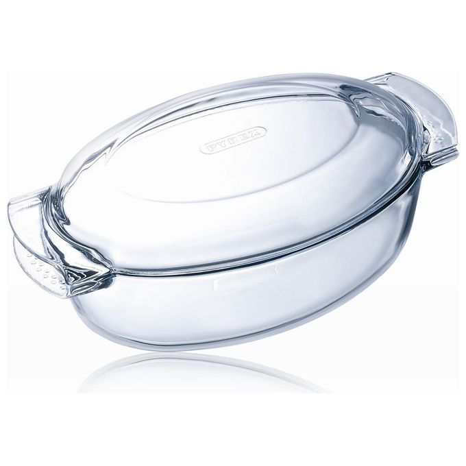 Pyrex Casseruola Ovale con Coperchio 4,5Lt