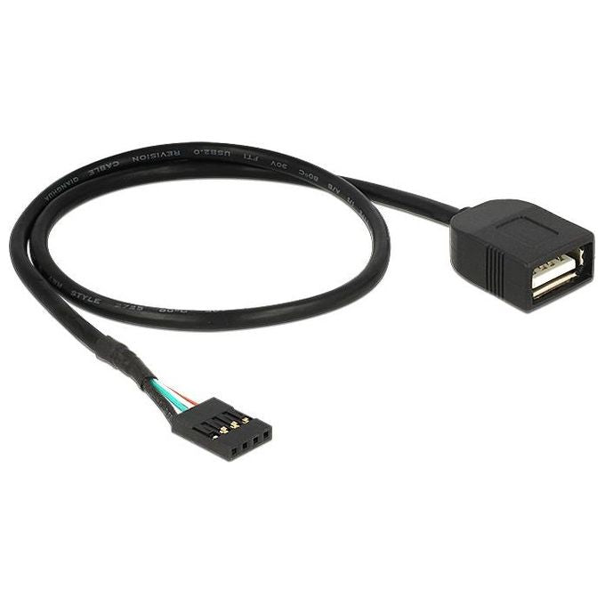 Link cavo adattatore usb 2.0 femmina - pin 4 poli cm 40