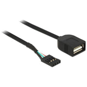 Link cavo adattatore usb 2.0 femmina - pin 4 poli cm 40