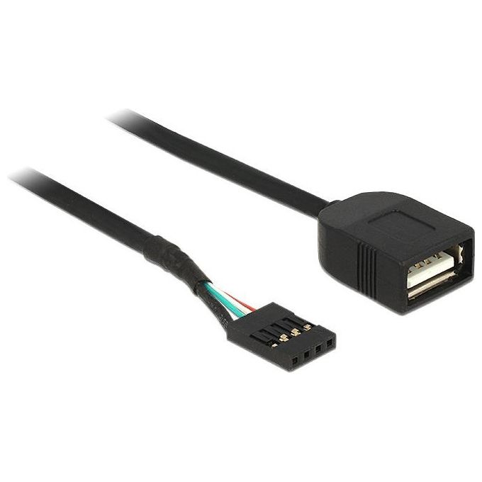 Link cavo adattatore usb 2.0 femmina - pin 4 poli cm 40