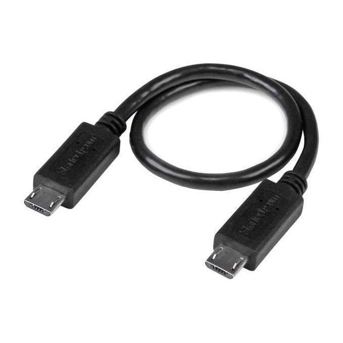 Startech.com Cavo USB OTG - Micro USB a Micro USB - M-M - 20cm