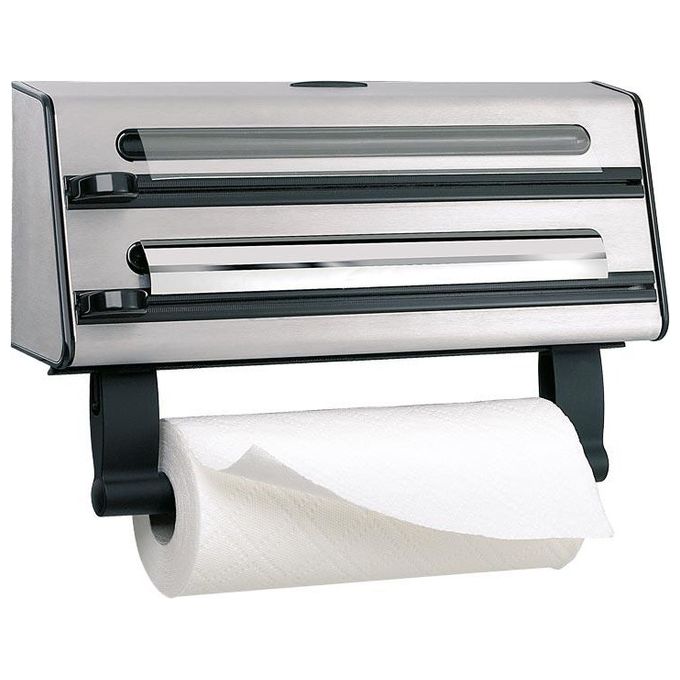 Emsa CONTURA Portarotolo Triplo Acciaio Inox 18-10