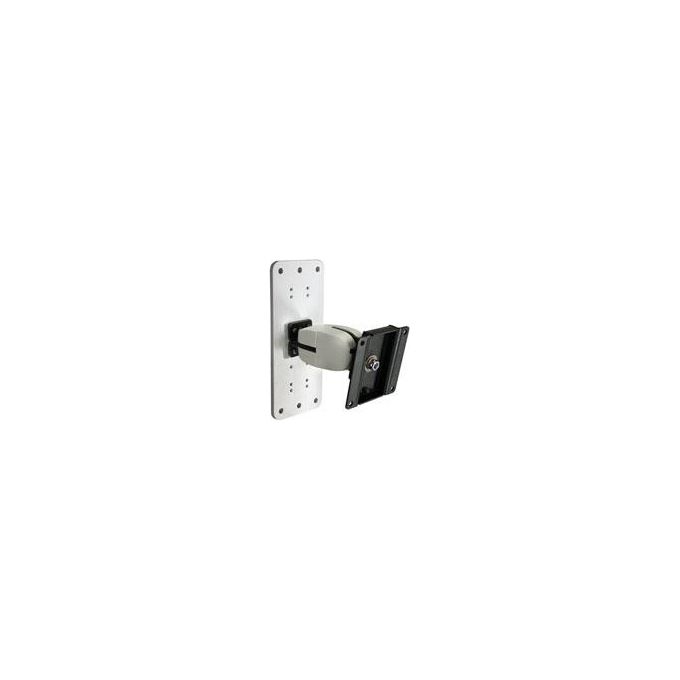 Ergotron Serie 100 montaggio diretto a parete snodo doppio (nero - grigio) per LCD inf. ai 22,9''