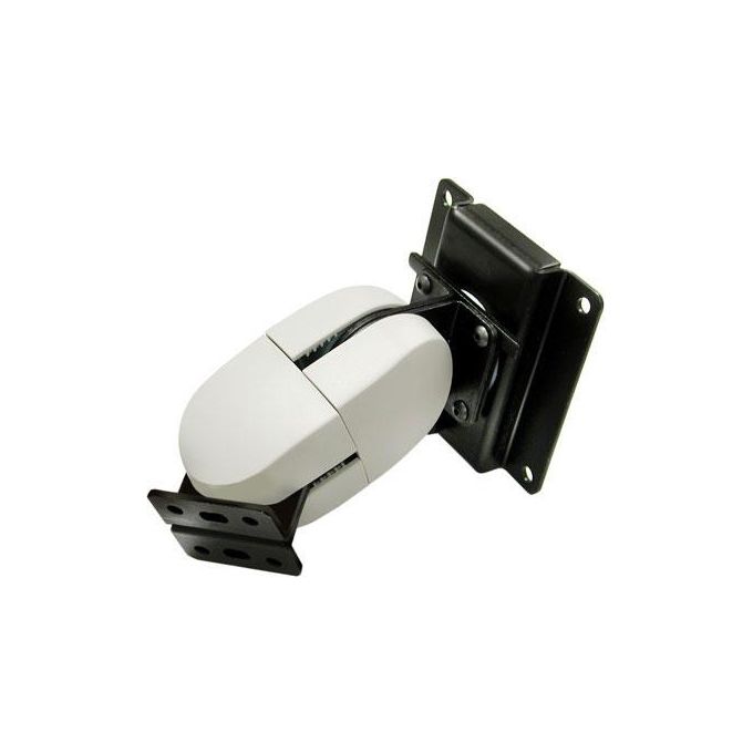 Ergotron Serie 100 montaggio diretto a parete snodo doppio (nero - grigio) per LCD inf. ai 22,9''