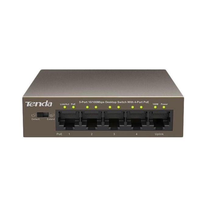 Tenda Switch Unmanaged 5 Porte Lan 10-100 4 Porte Poe