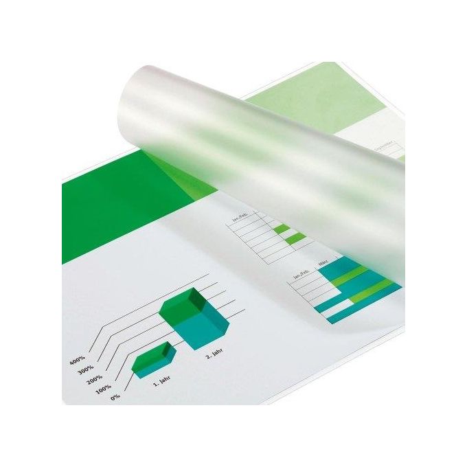GBC 3740400 Pouches per Plastificatrice A4 2x75 µm finitura lucida conf 100 pz colore Trasparente
