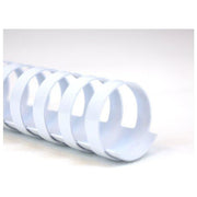 Gbc Cf100 Dorsi Plastici 16mm Bianco