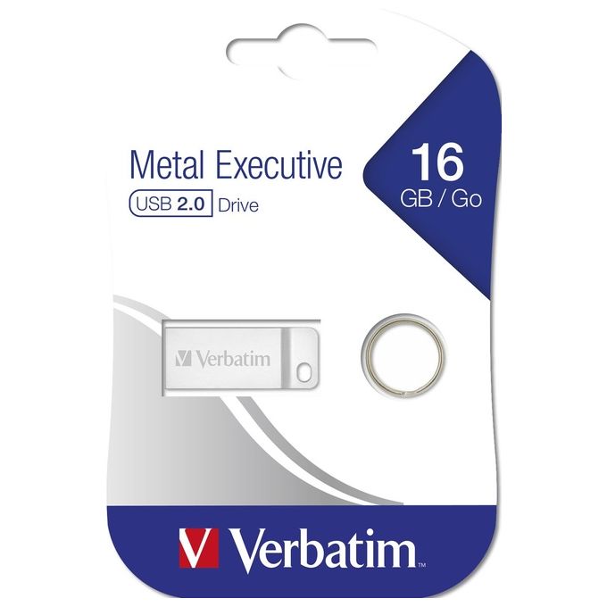Verbatim Memory Usb-16Gb-metal Silver 2.0