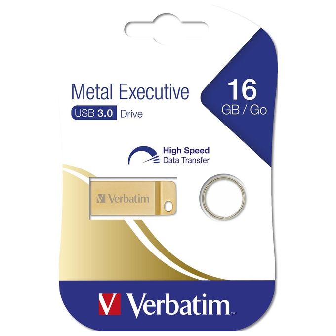 Verbatim Chiavetta Usb Mini Metal Executive 16Gb Usb 3.2