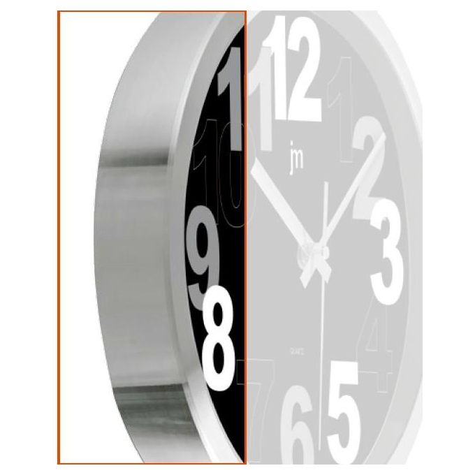 Orologio Muro D30 Quarzo Nero