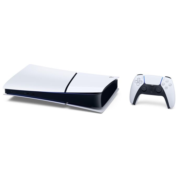 Sony CFI-2116 PlayStation 5 Slim Digital Edition Console Bundle Fortnite Flowering Chaos 825GB colore Nero Bianco