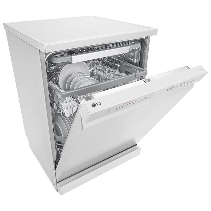 LG DF365FWS Lavastoviglie Libera Installazione 14 coperti Classe B 43 dB Wi-Fi TrueSteam QuadWash (85x60x60 cm) colore Bianco