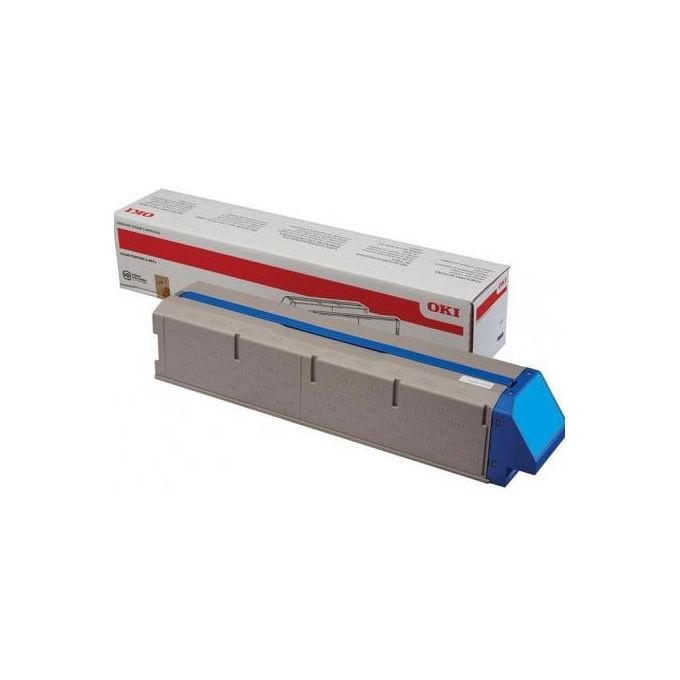 Oki 45536555 Cartuccia Toner Originale Ciano 1 Pezzo