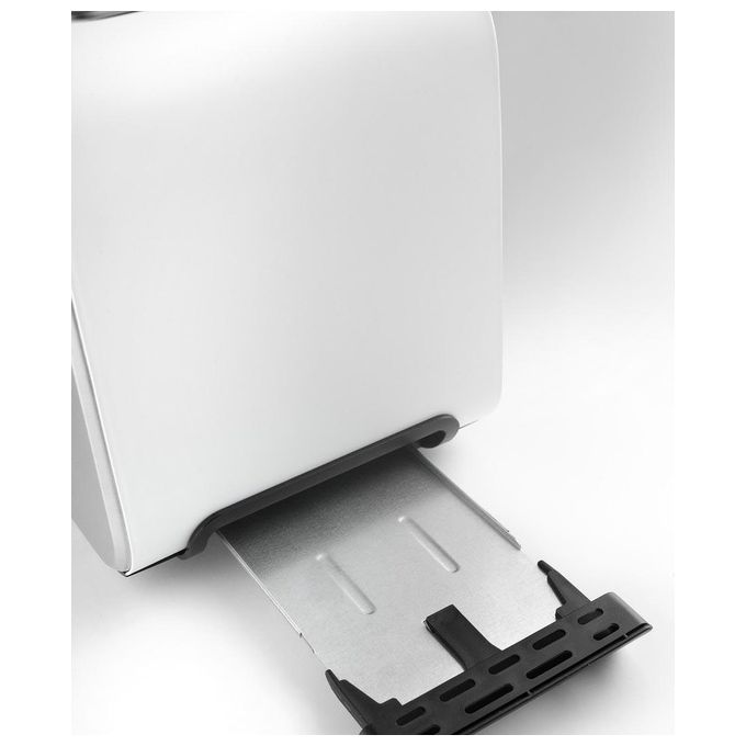 DeLonghi Tostapane a 2 Scomparti Potenza 550 W Colore Bianco Modello CTX2203W