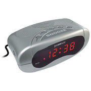 Lowell Justaminute Sveglia Led Snooze Argento