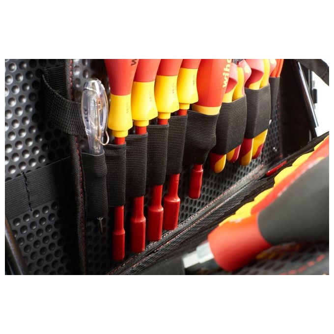 Wiha 40523 Competence XL Kit Strumenti 83 Pezzi con Pinze e Cacciaviti Colore Nero Metallico Rosso Giallo