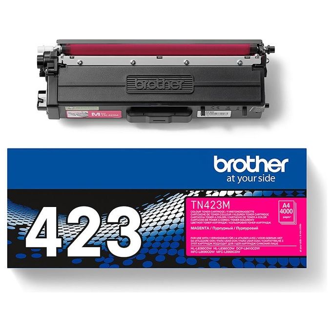 Brother TN423M Toner Magenta 4.000pg per Hl-l8260cdw-l8360cdw-dcp-l8410cdw MFC-l8690cdw-l8900cdw