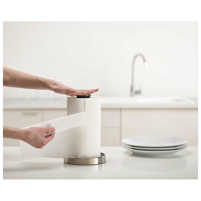 Joseph Joseph PusheTear Porta Rotolo da Cucina Grigio