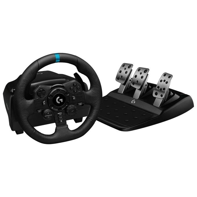 Logitech G923 Volante da Corsa con Pedali TRUEFORCE 900° Ritorno di Forza PS5 PS4 PC colore Nero